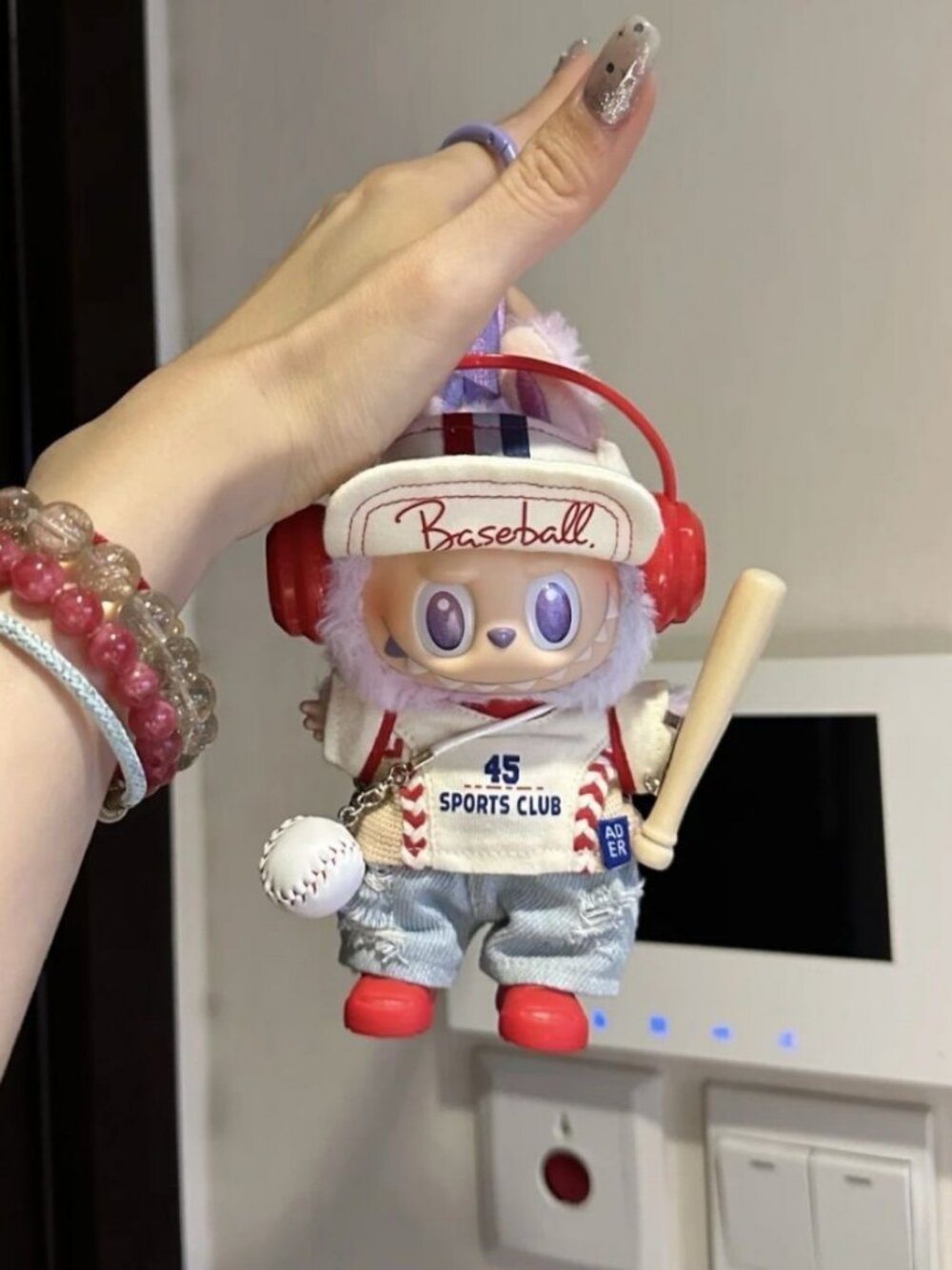 Labubu 17cm Doll Outfit – Full Baseball Set + Accessories | Brand New